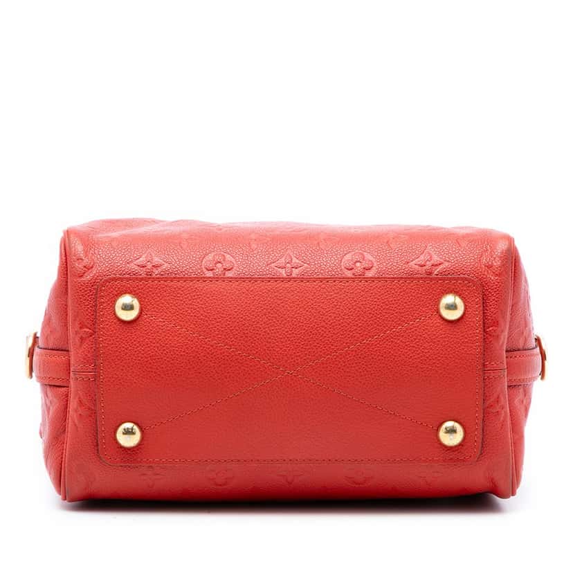 Louis Vuitton Monogram Empreinte Speedy Bandouliere 25 Red Leather Very good condition - Inside View