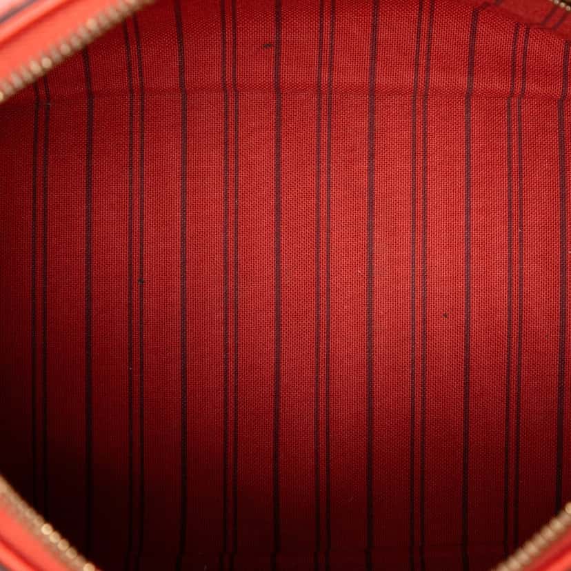 Louis Vuitton Monogram Empreinte Speedy Bandouliere 25 Red Leather Very good condition - Model View