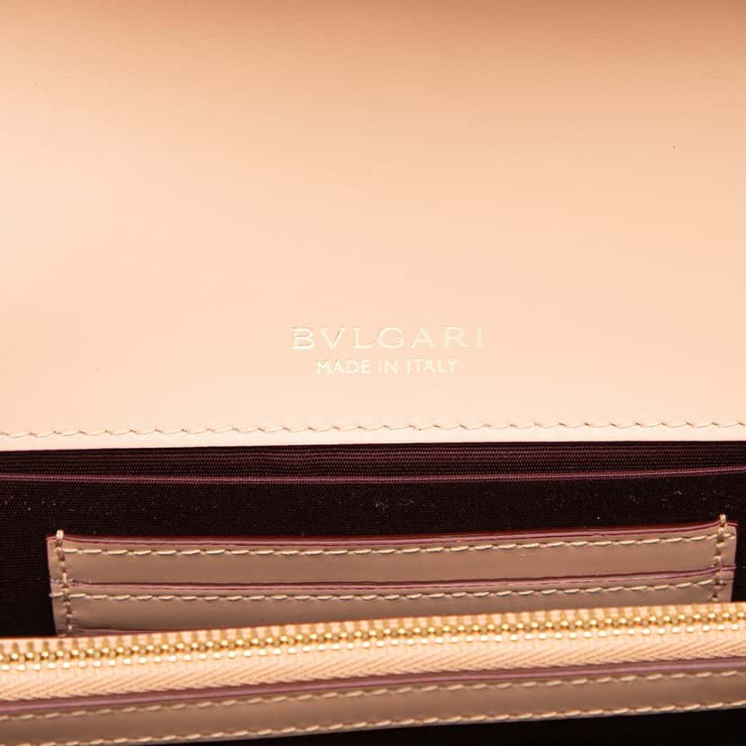 Bvlgari Leather Serpenti Forever Crossbody Brown Leather Very good condition - Box View