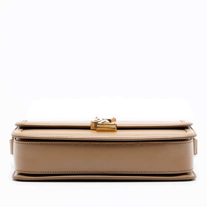 Saint Laurent Small Calfskin Solferino Satchel In Box Brown Leather Very good condition - Inside View