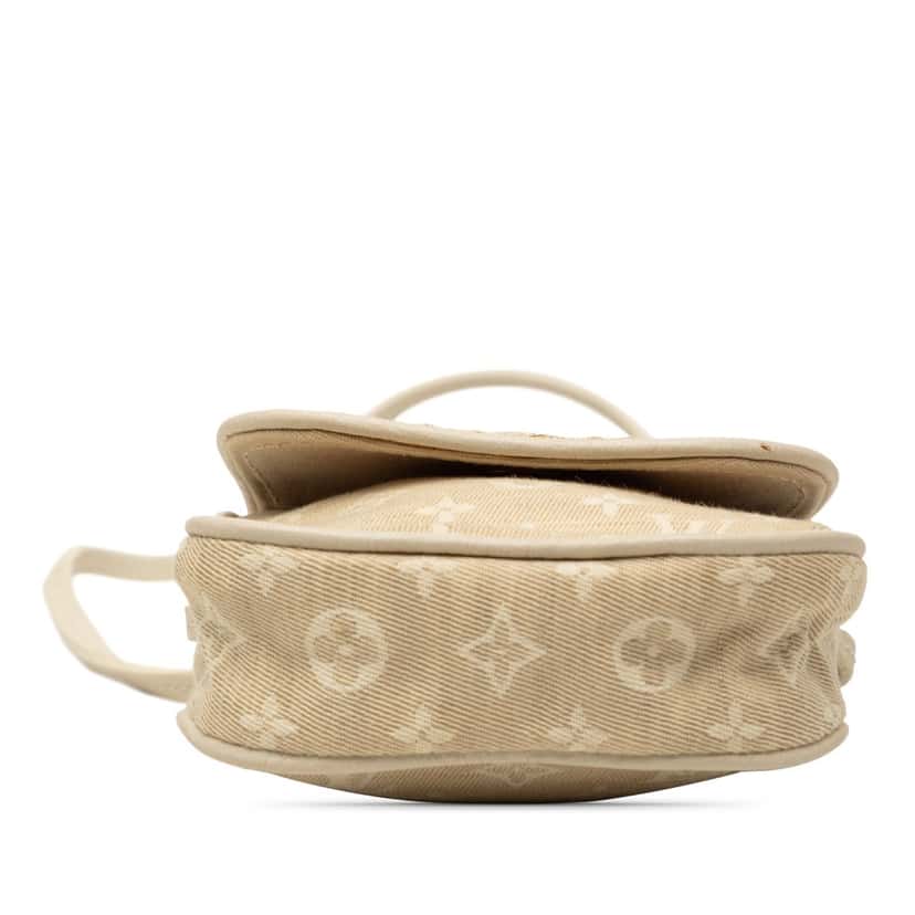 Louis Vuitton Monogram Mini Lin Pochette Cancun Beige Very good condition - Inside View