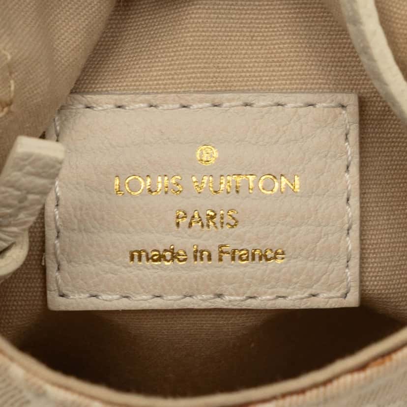 Louis Vuitton Monogram Mini Lin Pochette Cancun Beige Very good condition - Box View