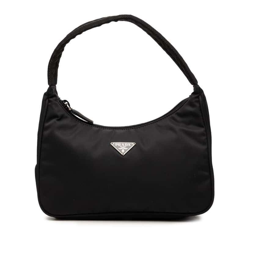 Prada Mini Tessuto Sport Shoulder Bag Black Very good condition - Front View