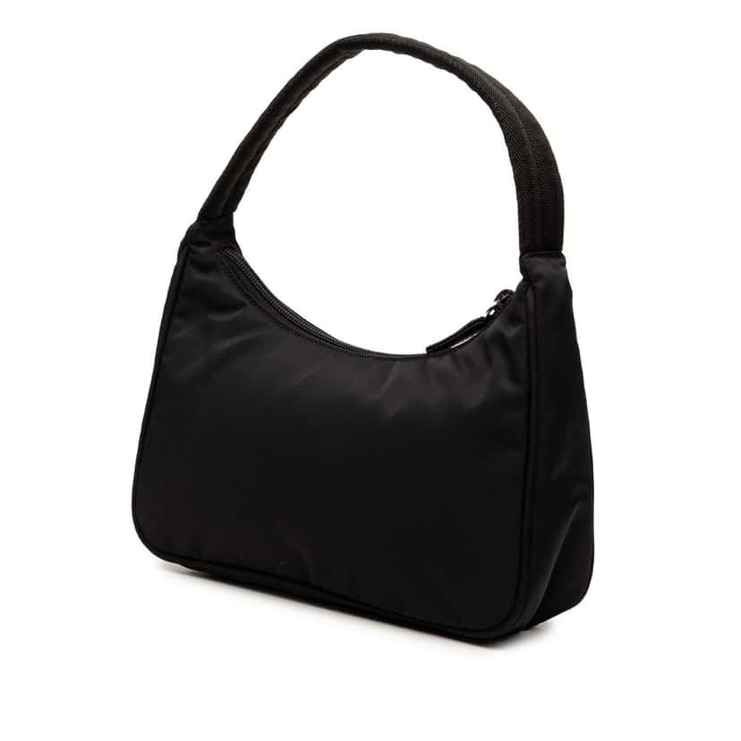 Prada Mini Tessuto Sport Shoulder Bag Black Very good condition - Back View