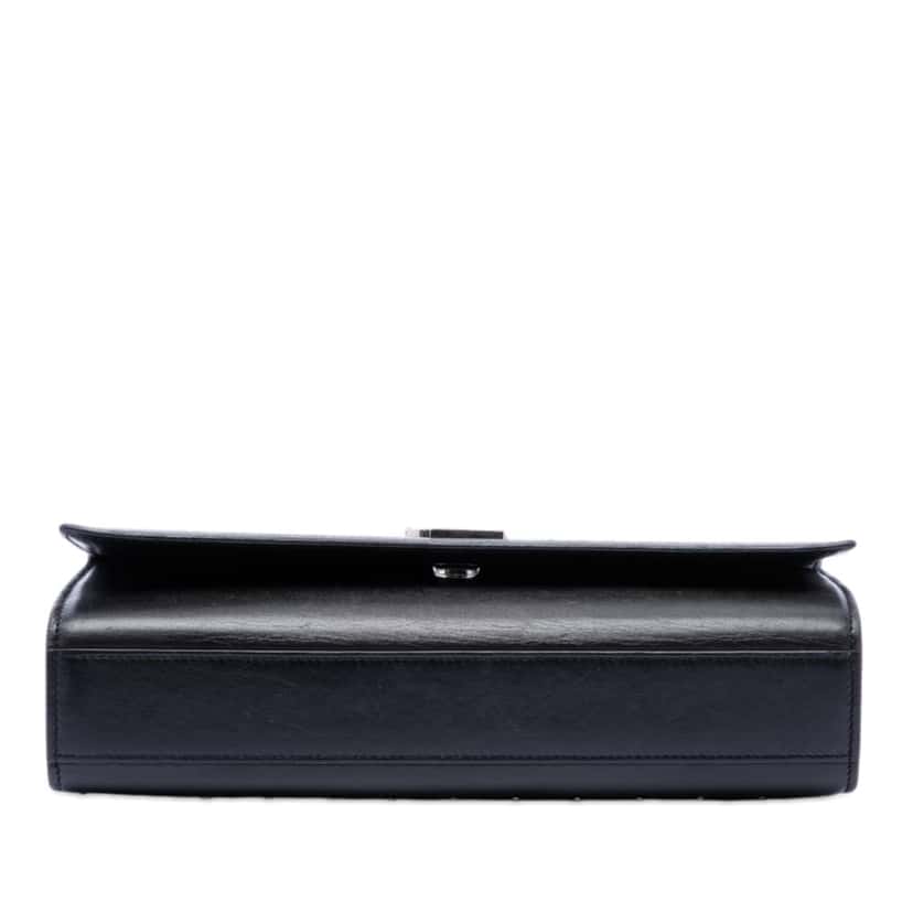 Saint Laurent Medium Studded Calfskin Monogram Kate Crossbody Black Leather Very good condition - Inside View