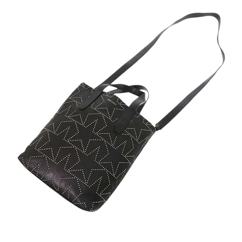 Jimmy Choo Leather Star Studded Sofia Tote Black Leather Very good condition - Back View