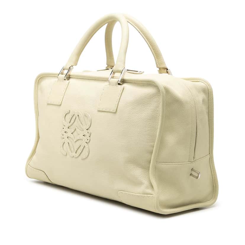 LOEWE Leather Amazona 36 White Leather Very good condition - Back View