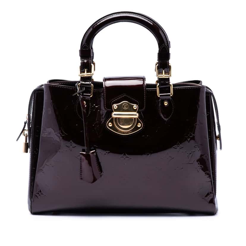 Louis Vuitton Monogram Vernis Melrose Avenue Purple Leather Very good condition - Front View