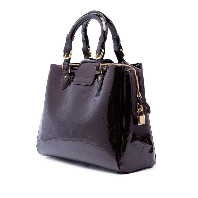 Louis Vuitton Monogram Vernis Melrose Avenue Purple Leather Very good condition - Back View