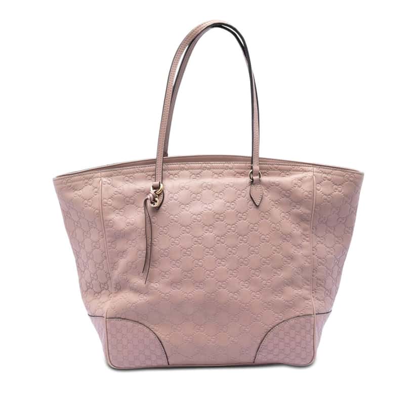 Gucci Guccissima Bree Tote Pink Leather Very good condition - Front View