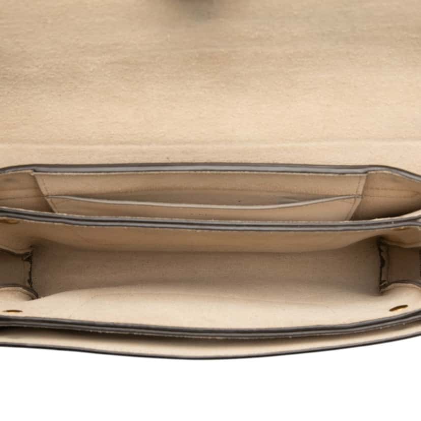 Chloé Small Suede and Calfskin Faye Crossbody Beige Leather Very good condition - Model View