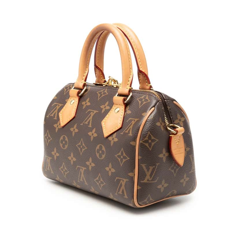 Louis Vuitton Monogram Speedy Bandouliere 20 Brown Very good condition - Back View