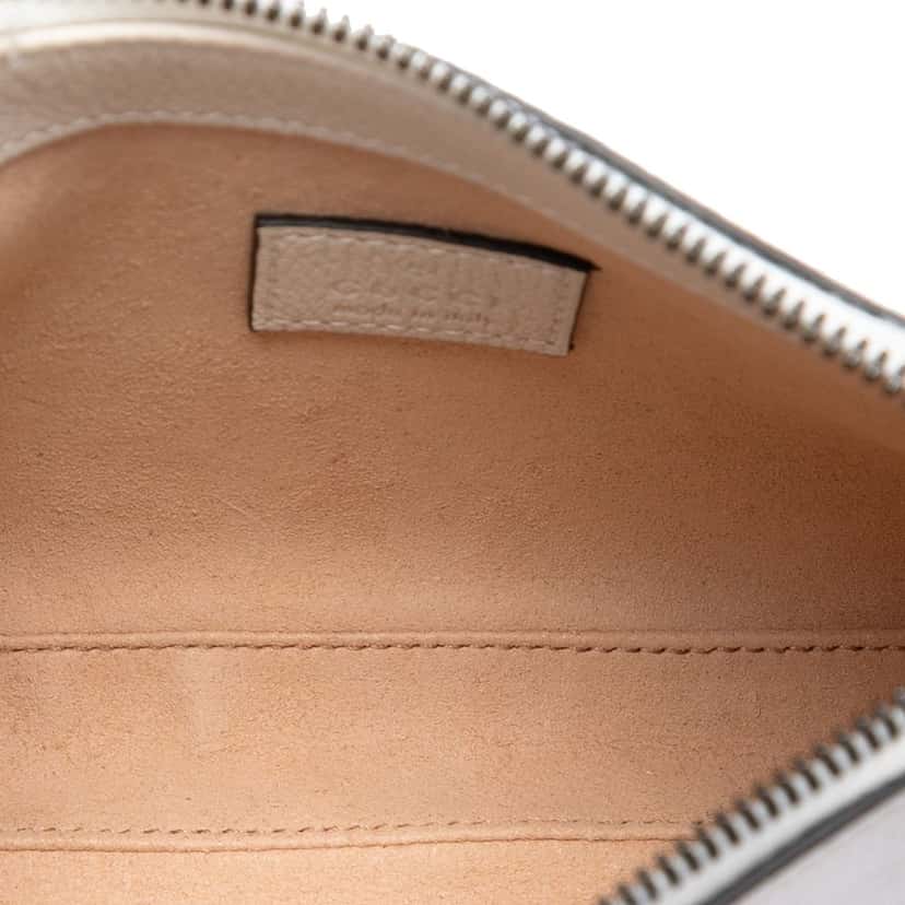 Gucci Mini Goatskin Aphrodite Shoulder Bag White Leather Very good condition - Model View