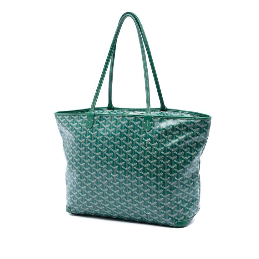 Goyard Goyardine Artois MM Green Very good condition - Back View