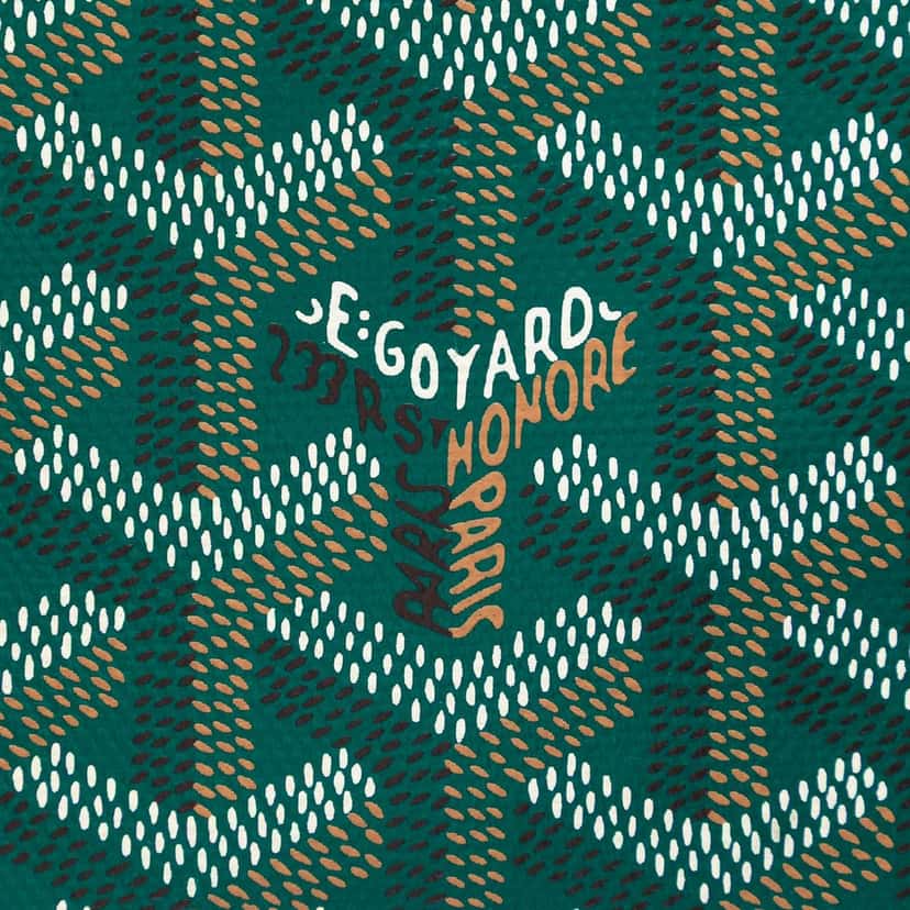 Goyard Goyardine Artois MM Green Very good condition - Box View