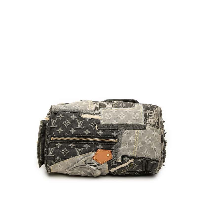 Louis Vuitton Monogram Denim Patchwork Speedy 30 Other Good condition - Inside View