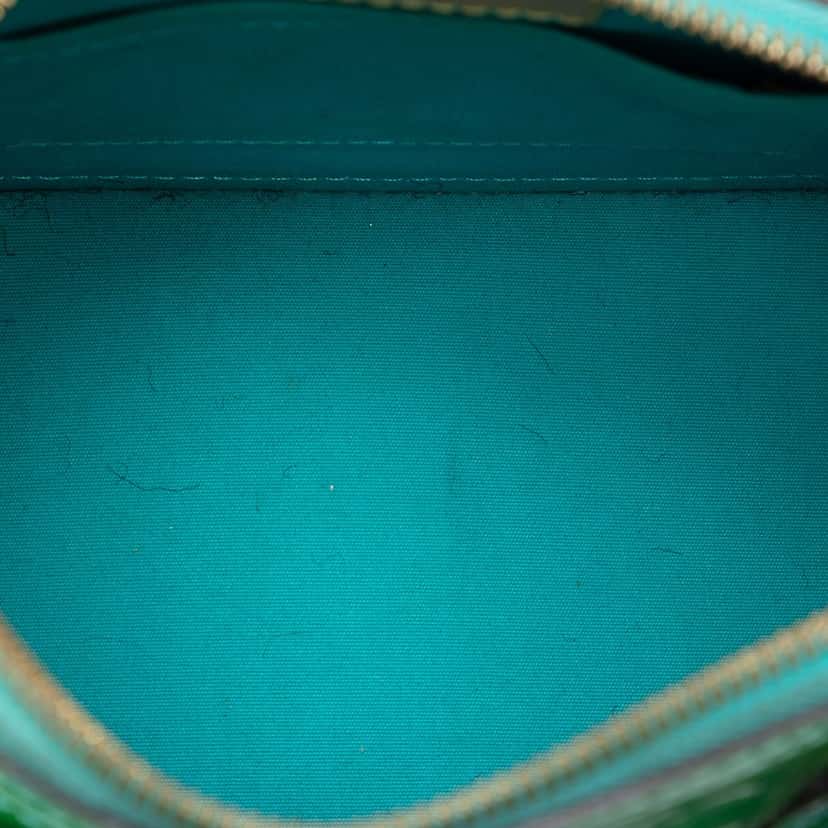 Louis Vuitton Monogram Vernis Alma BB Green Leather Very good condition - Model View