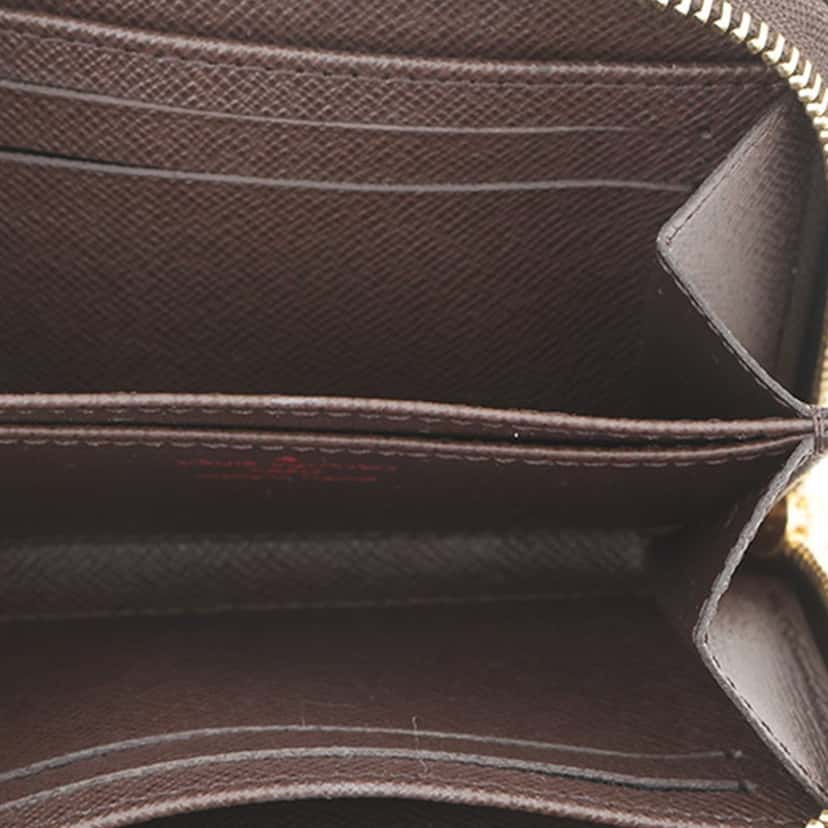 Louis Vuitton Damier Ebene Zippy Coin Pouch Brown Very good condition - Model View