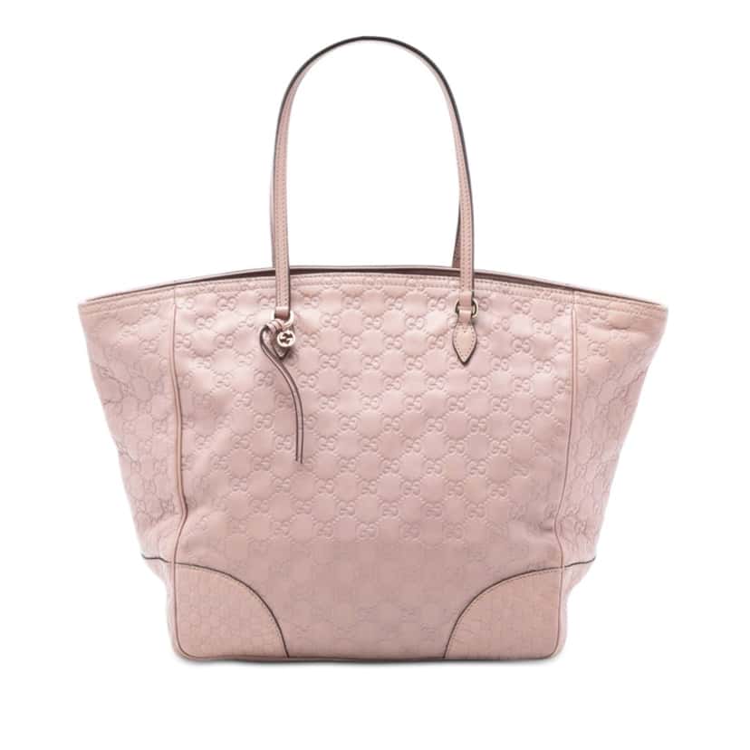 Gucci Guccissima Bree Tote Pink Leather Very good condition - Front View