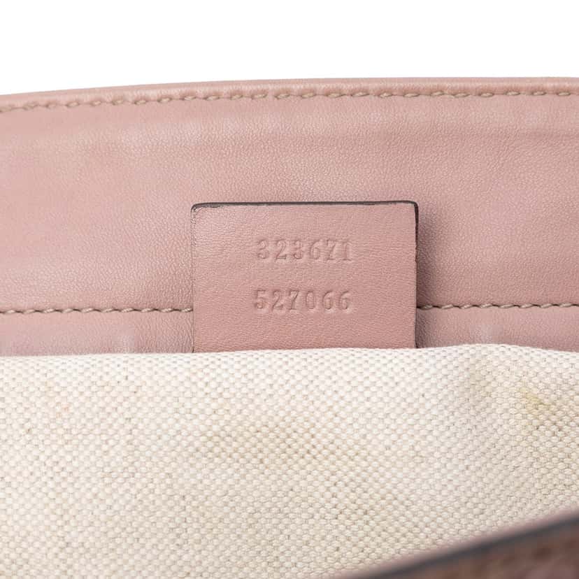 Gucci Guccissima Bree Tote Pink Leather Very good condition - Box View