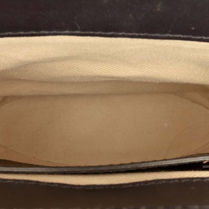 Chloé Tricolor Croc Embossed Leather Aby Lock Satchel Blue Leather Good condition - Model View