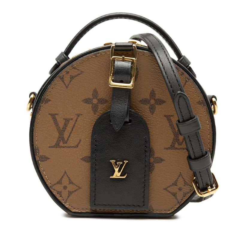 Louis Vuitton Monogram Reverse Mini Boite Chapeau Brown Very good condition - Front View