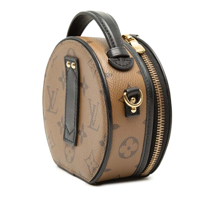 Louis Vuitton Monogram Reverse Mini Boite Chapeau Brown Very good condition - Back View