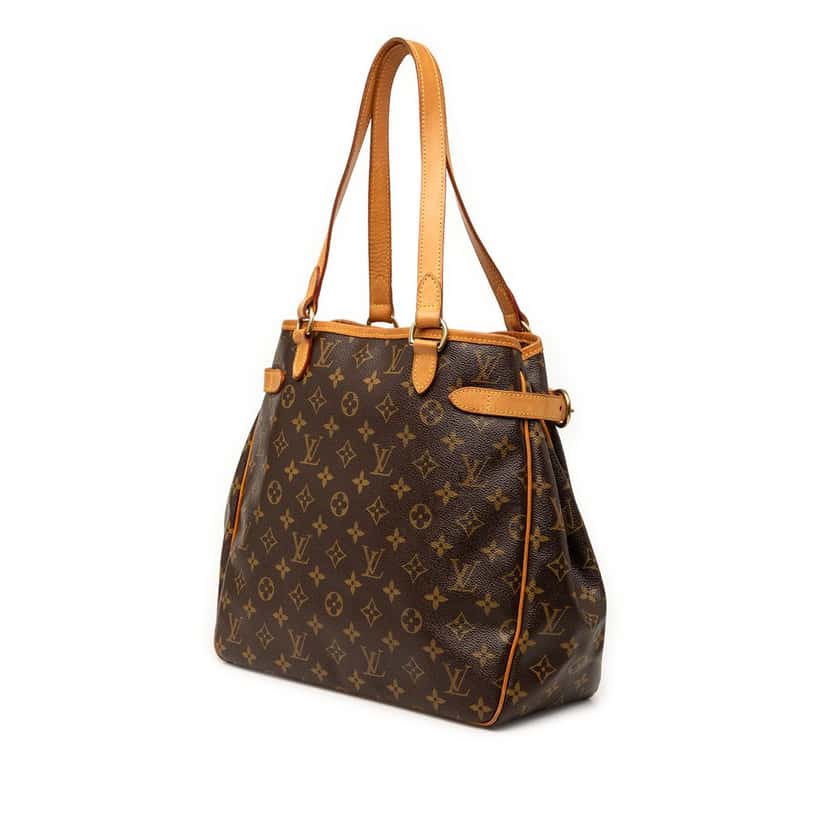 Louis Vuitton Monogram Batignolles Vertical Tote Brown Very good condition - Back View