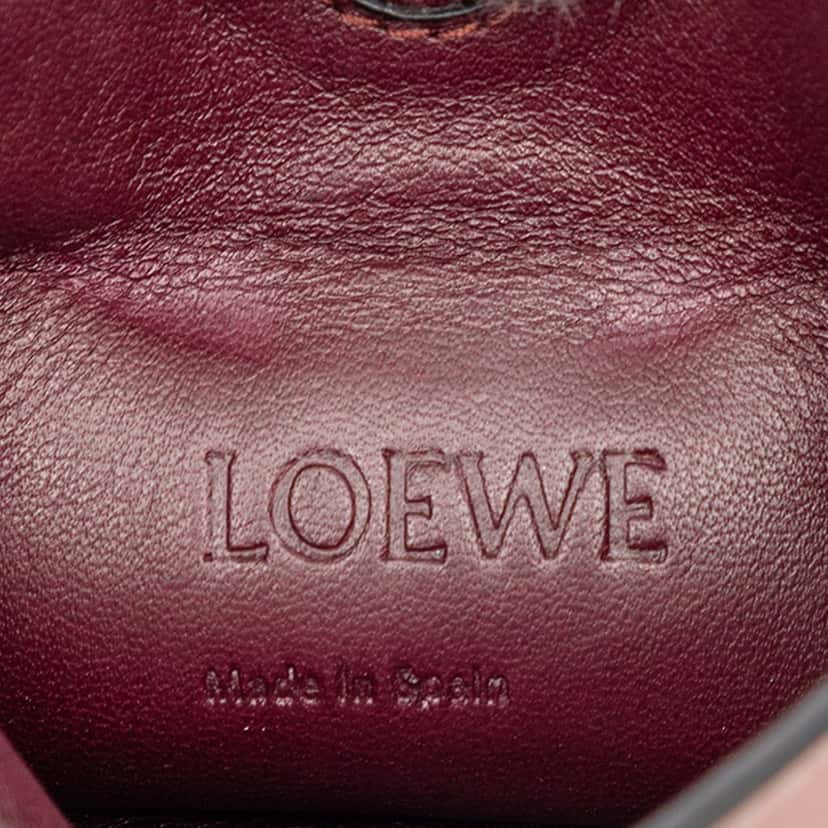 Loewe Leather Gate Pocket Crossbody Pink Leather Very good condition - Box View