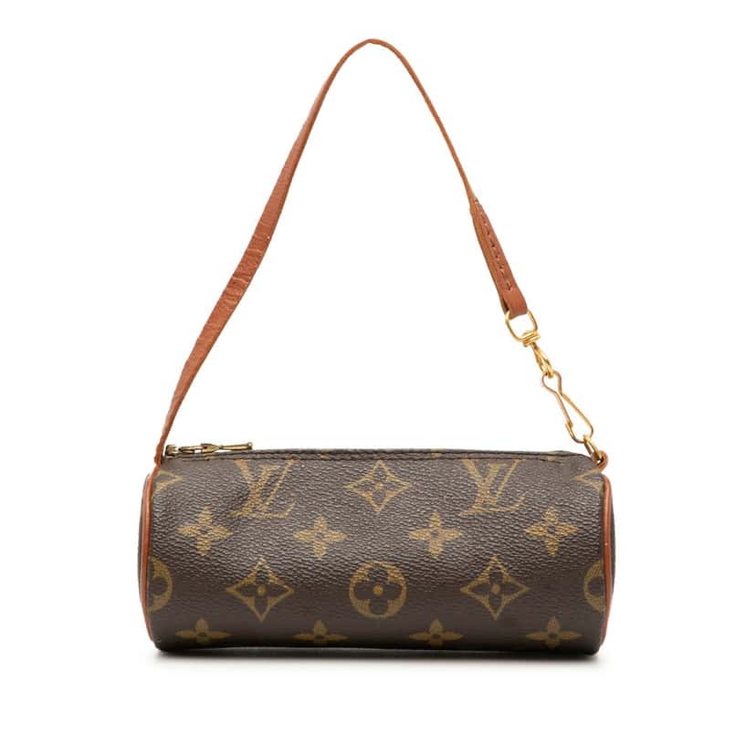 Louis Vuitton Monogram Papillon Pochette Brown Very good condition - Front View