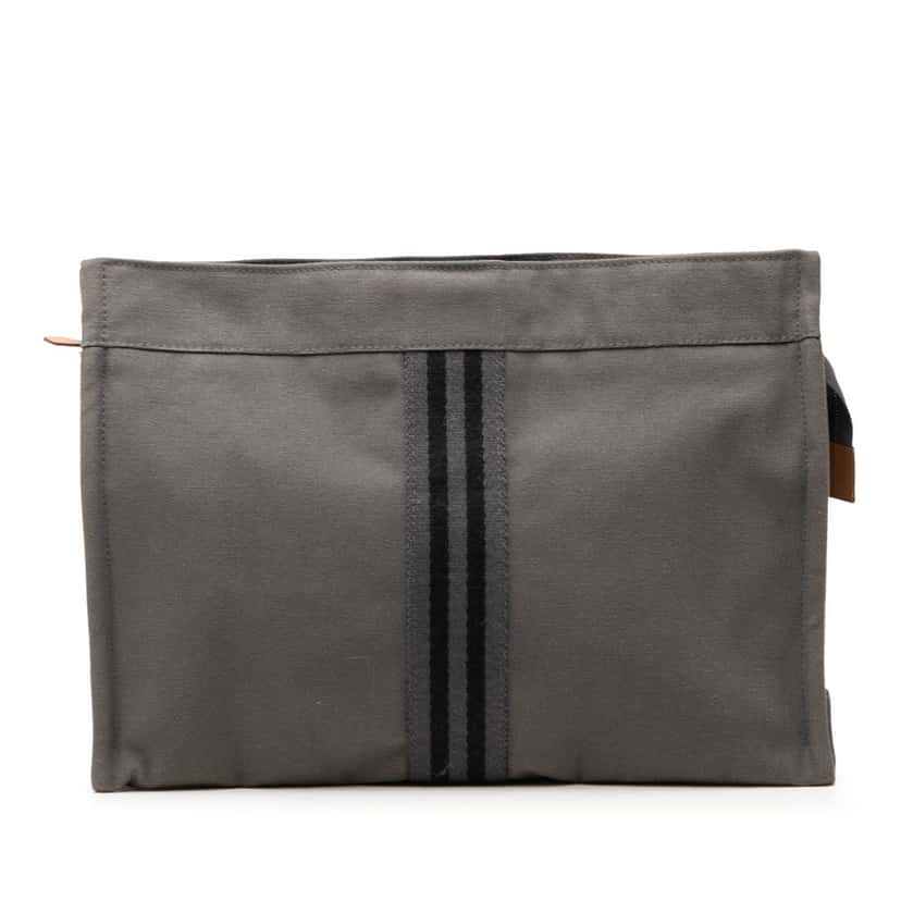 Hermès Canvas Fourre Tout Clutch Other Very good condition - Front View