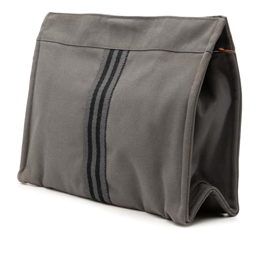 Hermès Canvas Fourre Tout Clutch Other Very good condition - Back View