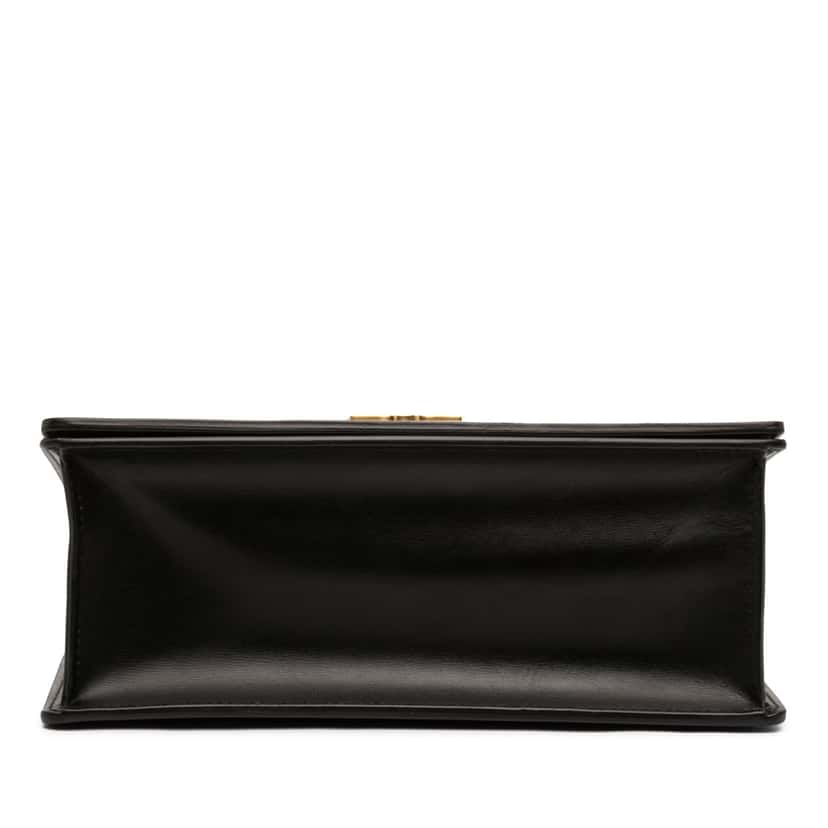 Off-White Calfskin Jitney 2.8 Top Handle Bag Black Leather Very good condition - Inside View