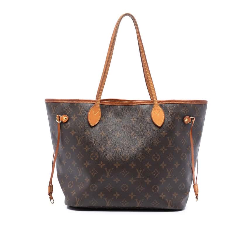 Louis Vuitton Monogram Neverfull MM Brown Very good condition - Front View