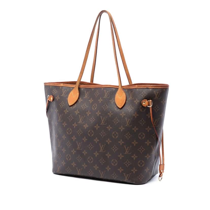 Louis Vuitton Monogram Neverfull MM Brown Very good condition - Back View
