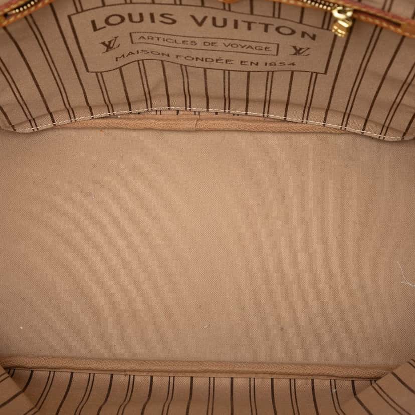 Louis Vuitton Monogram Neverfull MM Brown Very good condition - Model View