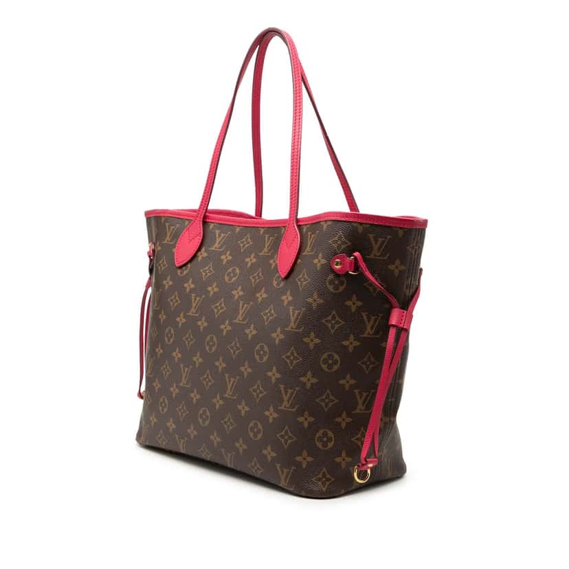 Louis Vuitton Monogram Ikat Neverfull MM Brown Very good condition - Back View
