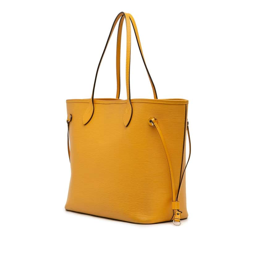 Louis Vuitton Epi Neverfull MM Yellow Leather Very good condition - Back View