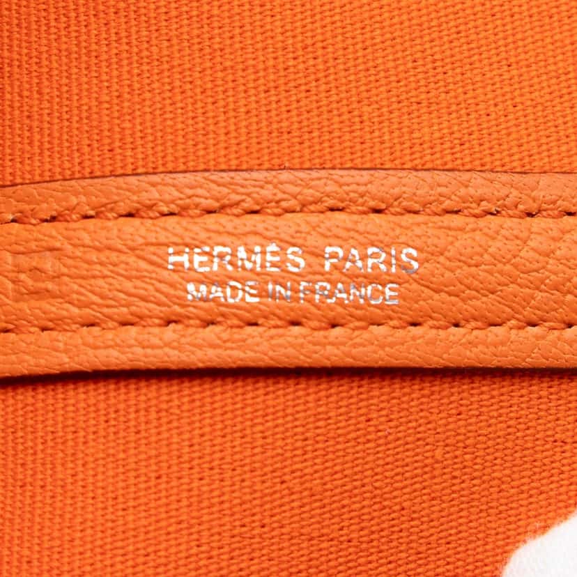 Hermès Toile and Negonda Garden Party 36 Orange Very good condition - Box View