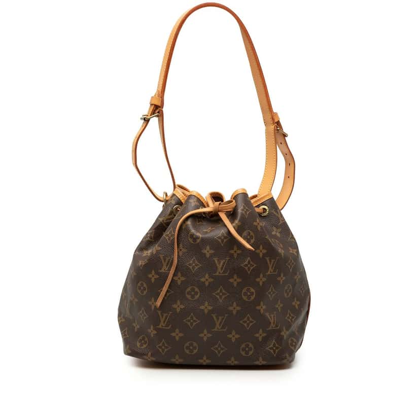 Louis Vuitton Monogram Petit Noe Brown Very good condition - Front View