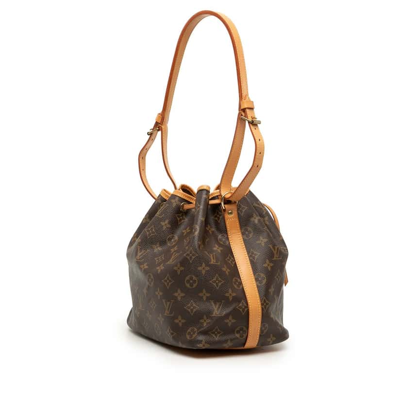 Louis Vuitton Monogram Petit Noe Brown Very good condition - Back View