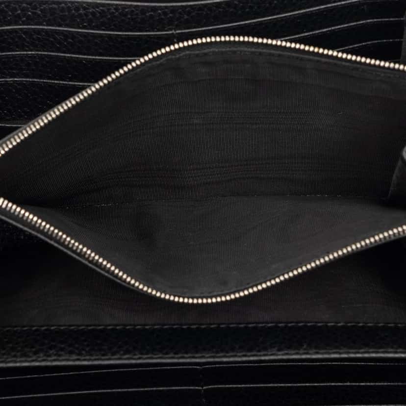 Gucci Calfskin Dionysus Wallet on Chain Black Leather Very good condition - Model View