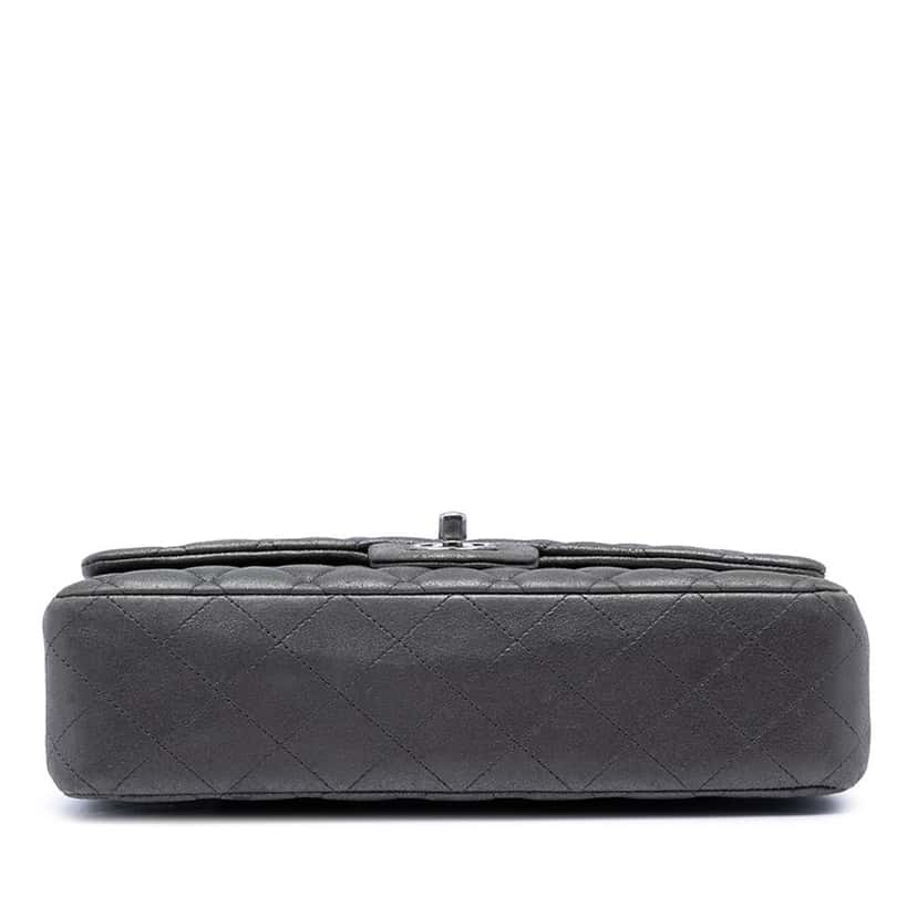 Chanel Medium Classic Iridescent Lambskin Double Flap Other Leather Very good condition - Inside View