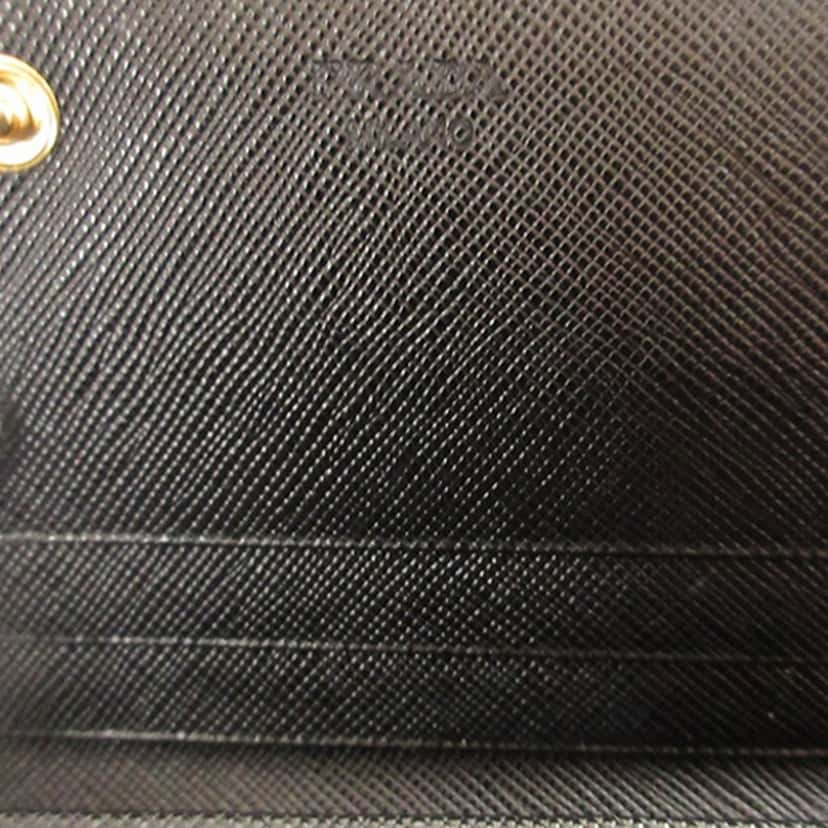 Prada : Saffiano Bifold Long Wallet Black Leather Very good condition - Box View