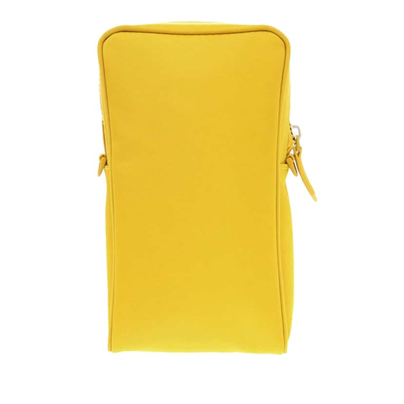 Fendi Nylon Baguette Phone Crossbody Yellow Very good condition - Inside View