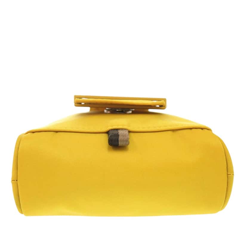 Fendi Nylon Baguette Phone Crossbody Yellow Very good condition - Model View