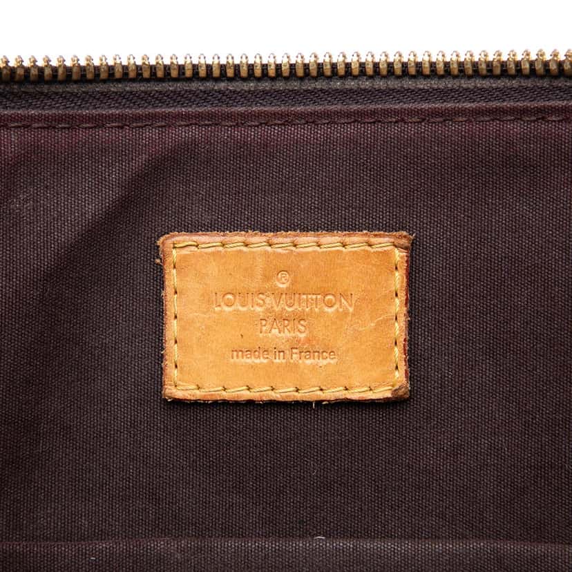 Louis Vuitton Monogram Vernis Alma PM Purple Leather Very good condition - Box View