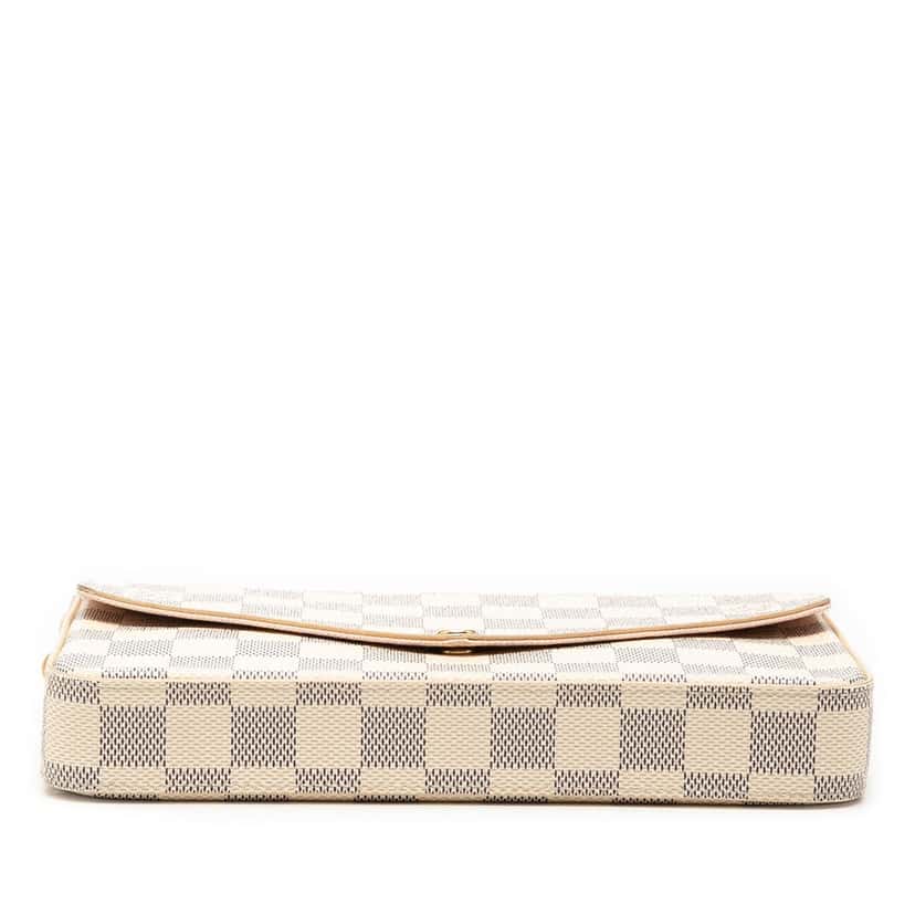 Louis Vuitton Damier Azur Pochette Felicie White Very good condition - Inside View