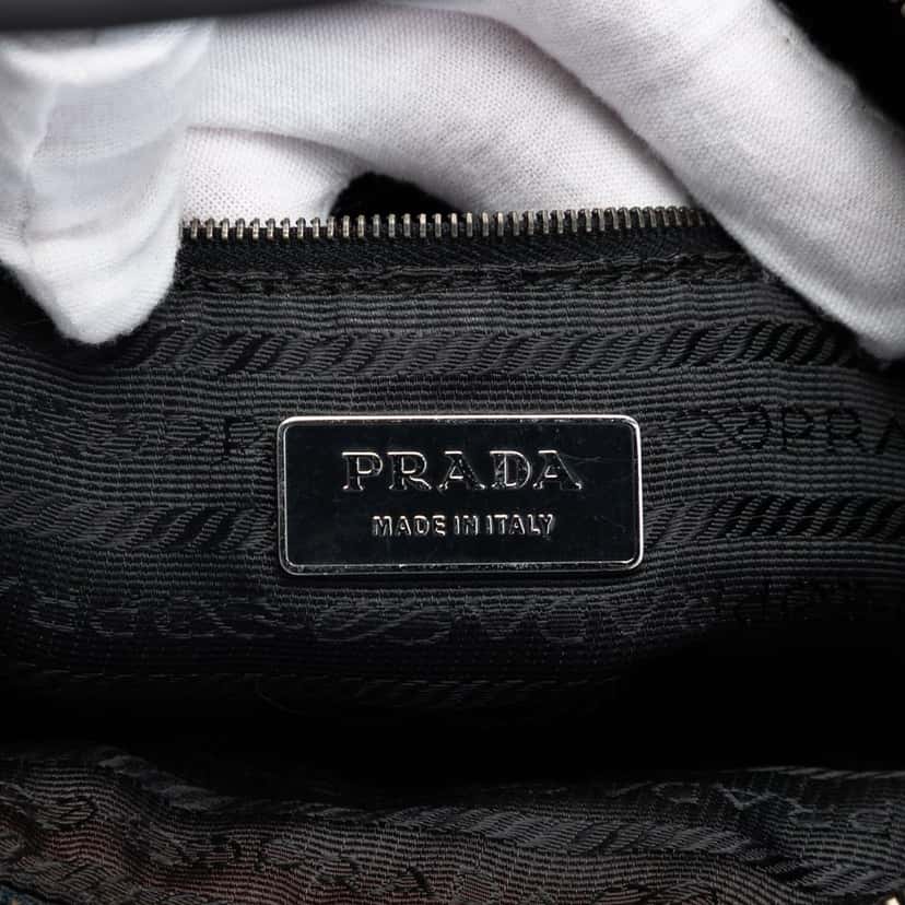 Prada Tessuto Tote Black Very good condition - Box View