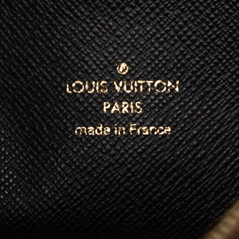 Louis Vuitton Monogram Giant Reverse Double Zip Pochette Brown Very good condition - Box View